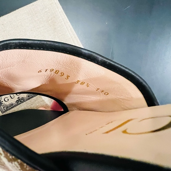 Gucci Canvas Slide Sandals - Picture 4 of 6